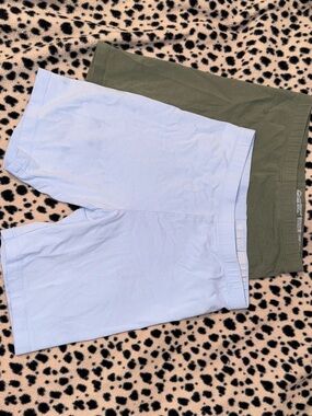 Light Blue and Olive Green Boxer Briefs - 2 Pack